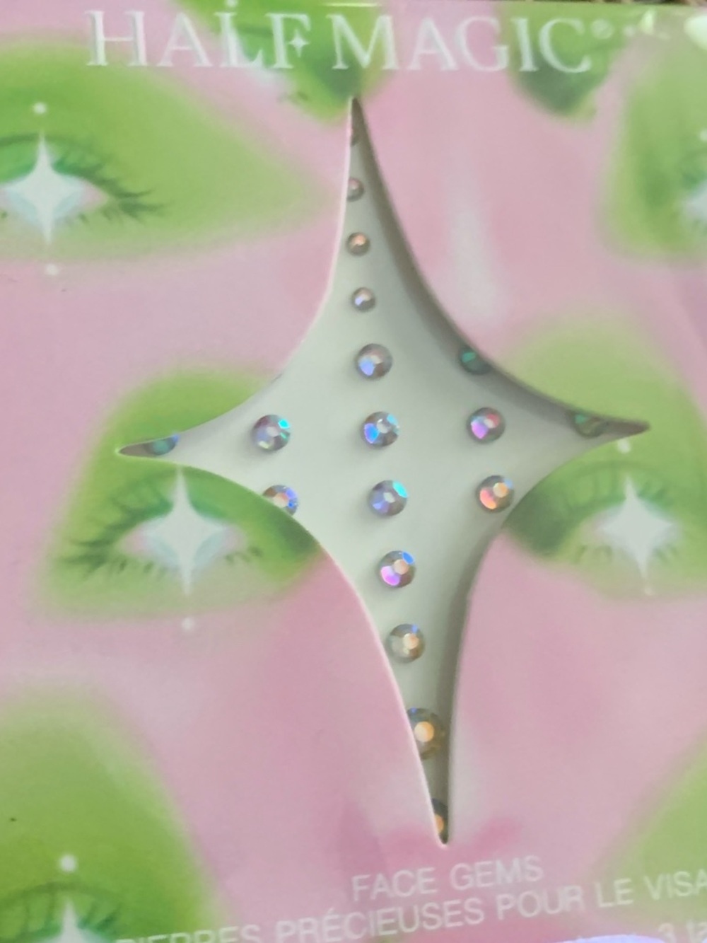 Half Magic Face Gems - Iridescent Crystals